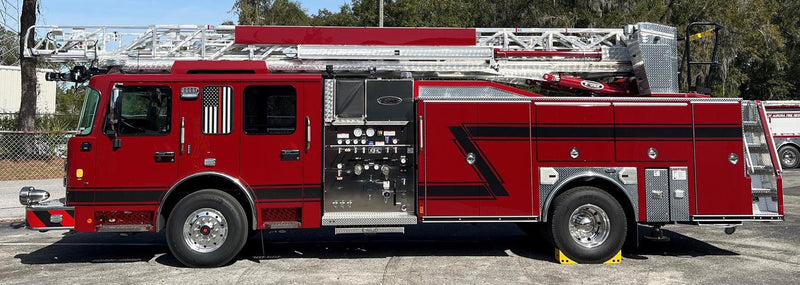 E-ONE Fire Truck Fire_Safety_USA E-One HP75 Aerial Ladder