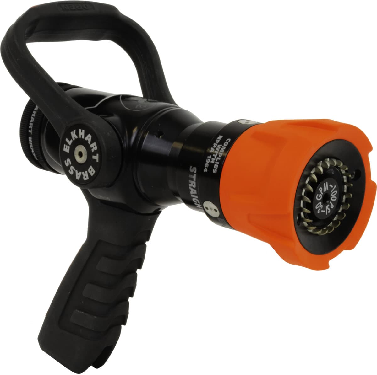 Elkhart Brass Nozzles Fire_Safety_USA Elkhart Brass Chief XD Handline Nozzle Low-Range 1.0″ Free Swivel Inlet/1.0″ Waterway