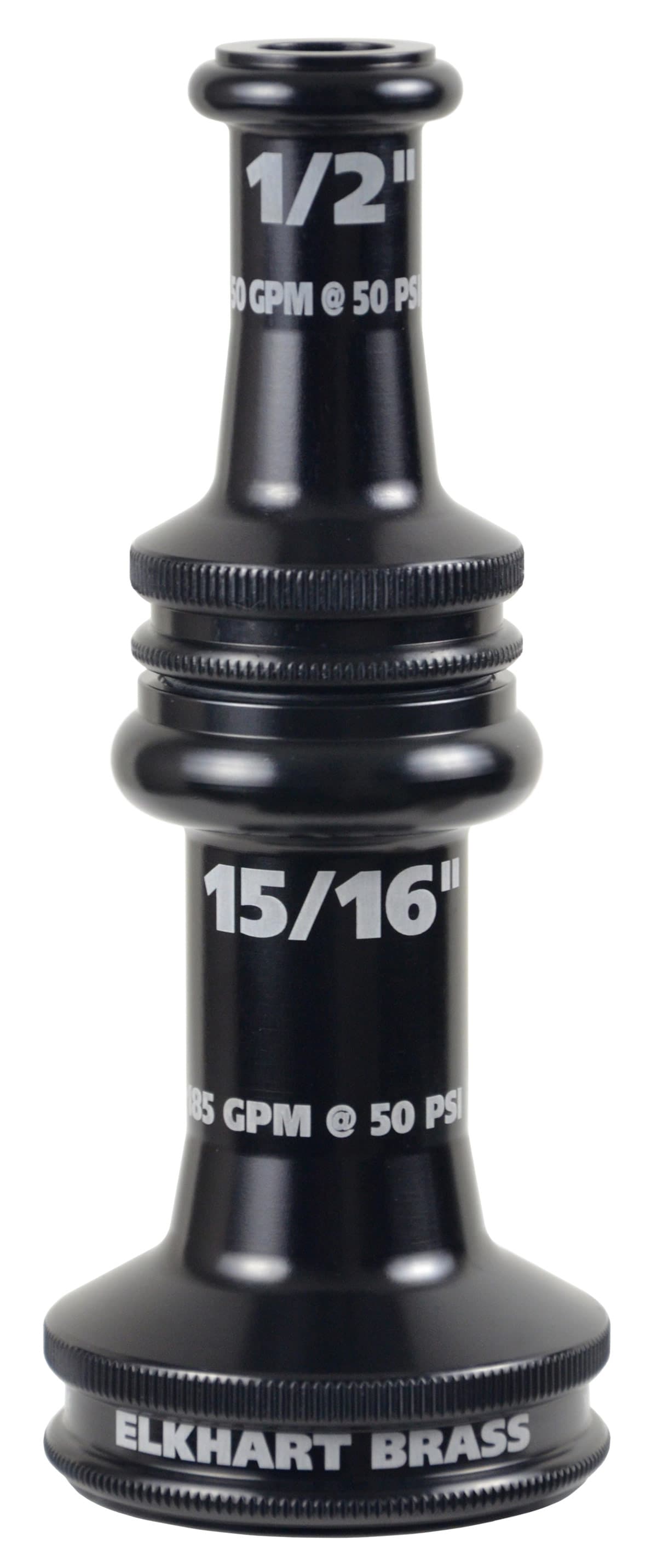 Elkhart Brass Smooth Bore Tips Fire_Safety_USA Elkhart Brass Smooth Bore Stacked Tips - FDNY Stack