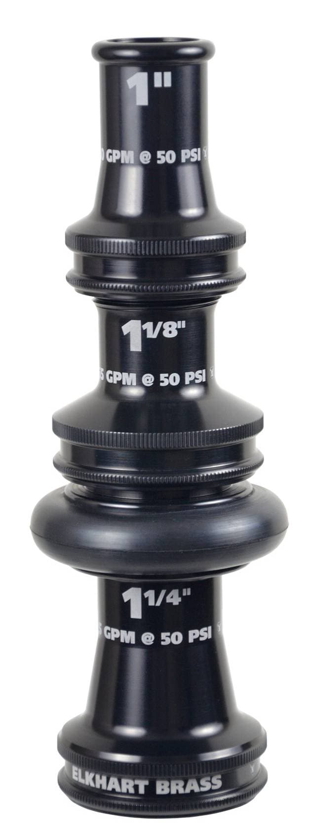 Elkhart Brass Smooth Bore Tips Fire_Safety_USA Elkhart Brass Smooth Bore Stacked Tips - Triple Stack