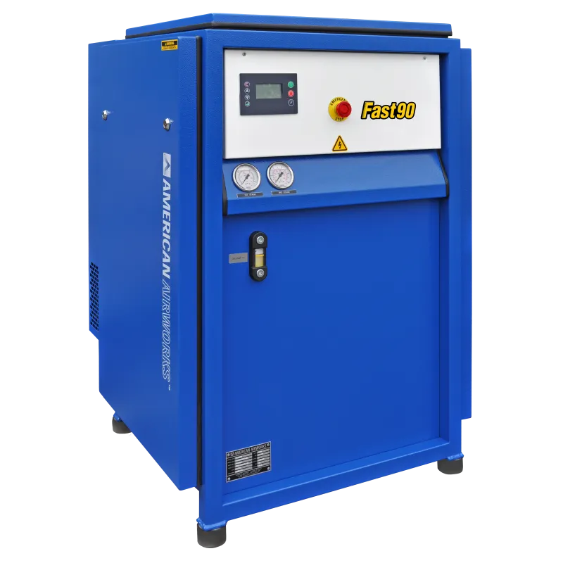American Airworks Compressor Fire_Safety_USA Fast 90V 7.5 HP Vertical Breathing Air Compressor