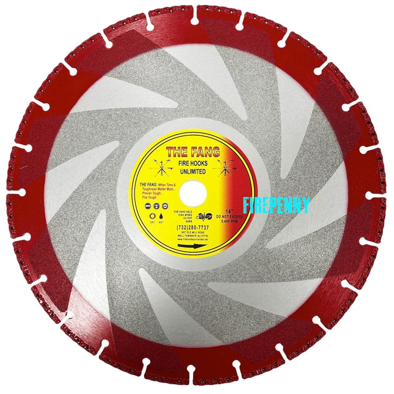 Fire Hooks Unlimited Saws Fire_Safety_USA Fire Hooks Unlimited FANG Saw Blades 5"