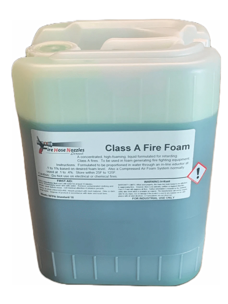 Fire Hose Nozzles Direct Foam Fire_Safety_USA Firefighting Class A Foam 5 GAL