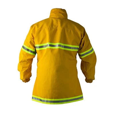 PGI Wildland Gear Fire_Safety_USA Fireline Smokechaser (Deluxe) Coat - 7 oz Tecasafe Plus - Yellow