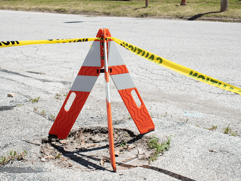 FirstGard Foldable Safety Cones – Pack of 5