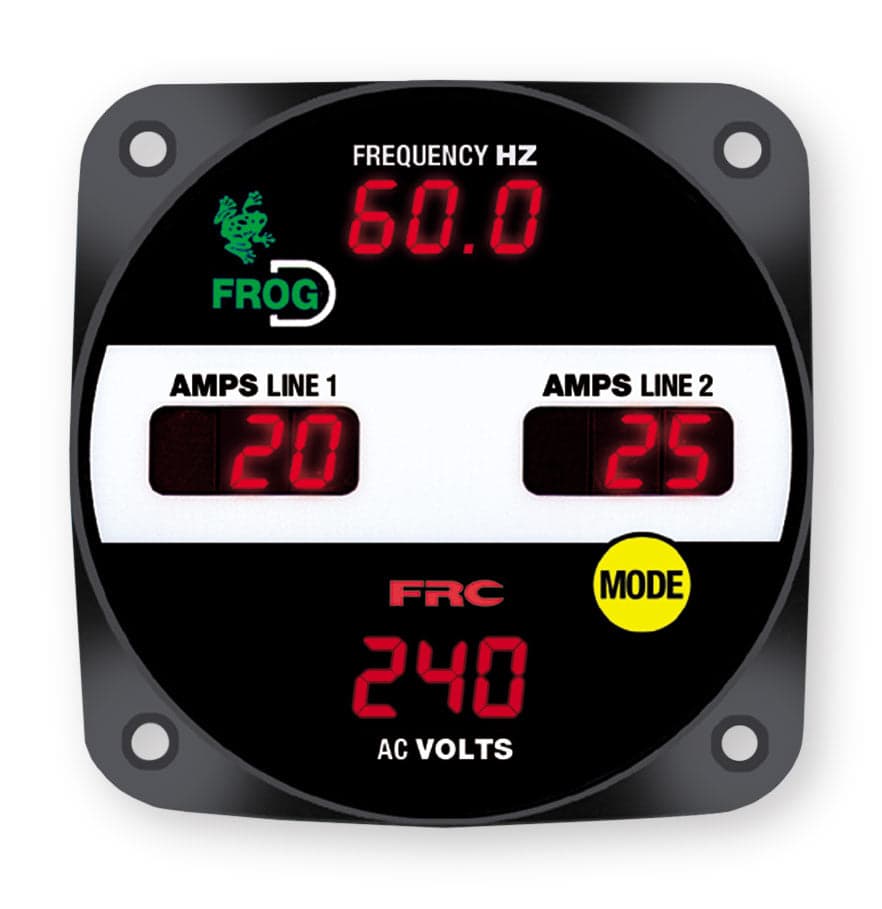 Fire Research Corporation Information Displays Fire_Safety_USA FROG-D Single Phase Generator Display