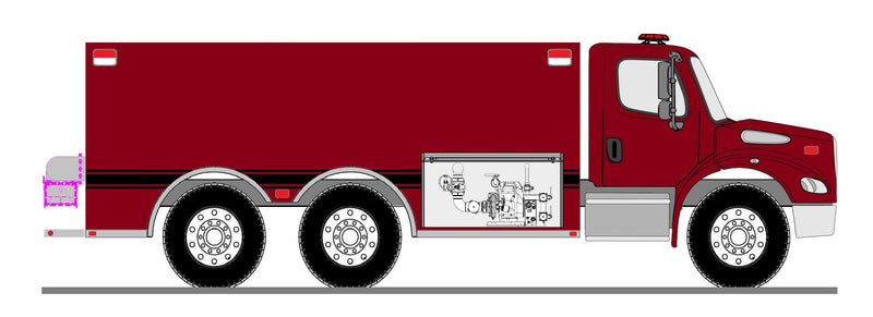 Fire Safety USA Fire_Safety_USA FSUSA 3,000 Gallon Tanker