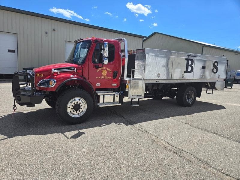 Fire Safety USA Fire_Safety_USA FSUSA Freightliner Large Brush Truck