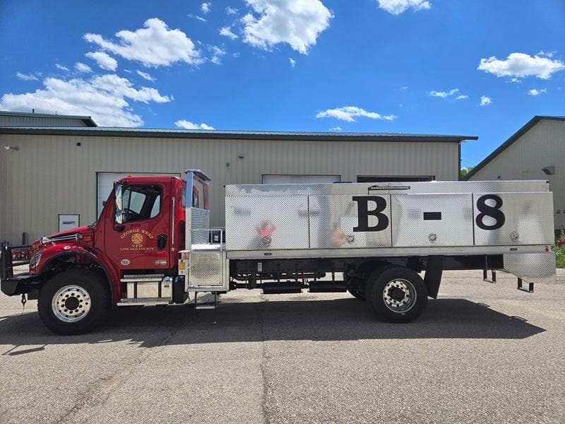 Fire Safety USA Fire_Safety_USA FSUSA Freightliner Large Brush Truck