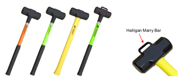 LeatherHead Tools Forcible Entry Fire_Safety_USA Halfway Sledgehammer