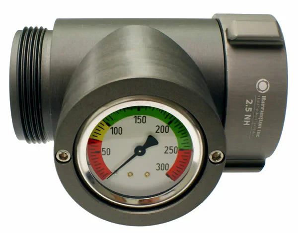 Harrington Pressure Gauge Fire_Safety_USA Harrington In-Line Gauge