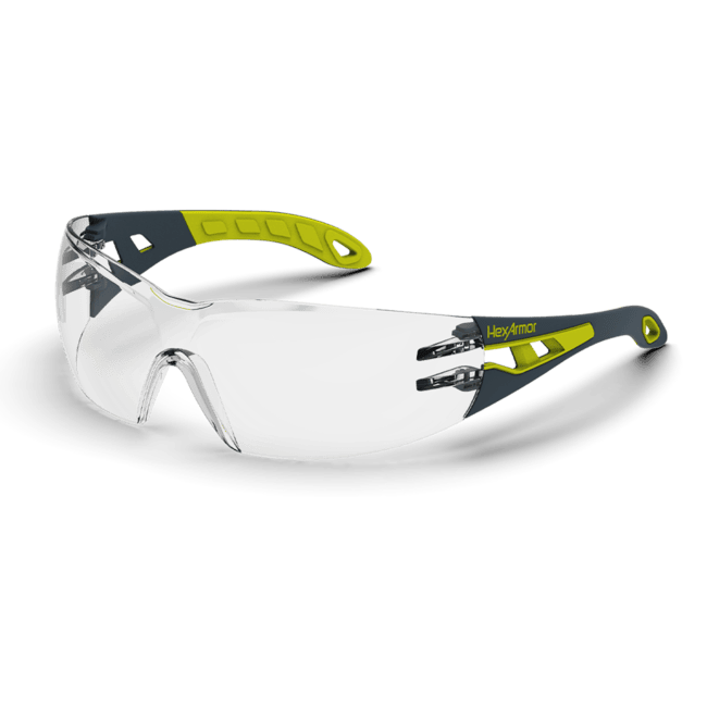 HexArmor Safety Glasses Fire_Safety_USA Hexarmor MX200 Safety Glasses with Permanent Ani-Fog (Box of 12)