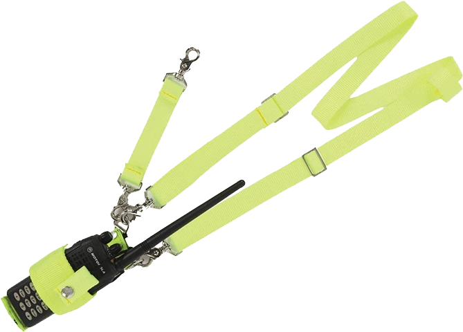 R & B Fabrication Radio Straps & Cases Fire_Safety_USA HI VIZ Radio Harness