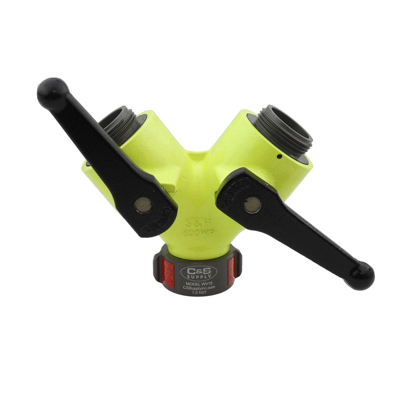 C & S Supply Wyes Fire_Safety_USA High Viz Wildland Wye 1 1/2" X 2 1 1/2"