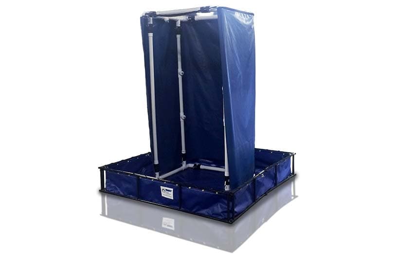 Husky Portable Decon Shower Fire_Safety_USA Husky Portable Decontamination Pool with Shower