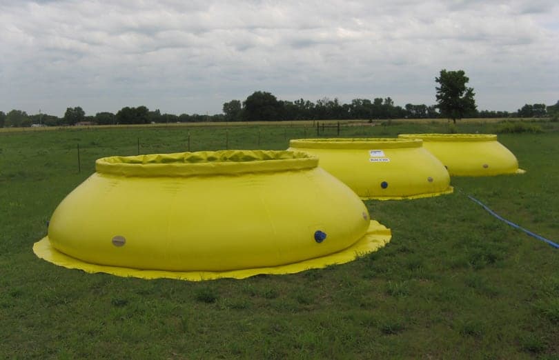 Husky Portable Portable Tanks Fire_Safety_USA Husky Self-Supporting Frameless Portable Water LOW-SIDE Tank