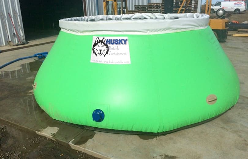 Husky Portable Portable Tanks Fire_Safety_USA Husky Self-Supporting Frameless Portable Water LOW-SIDE Tank