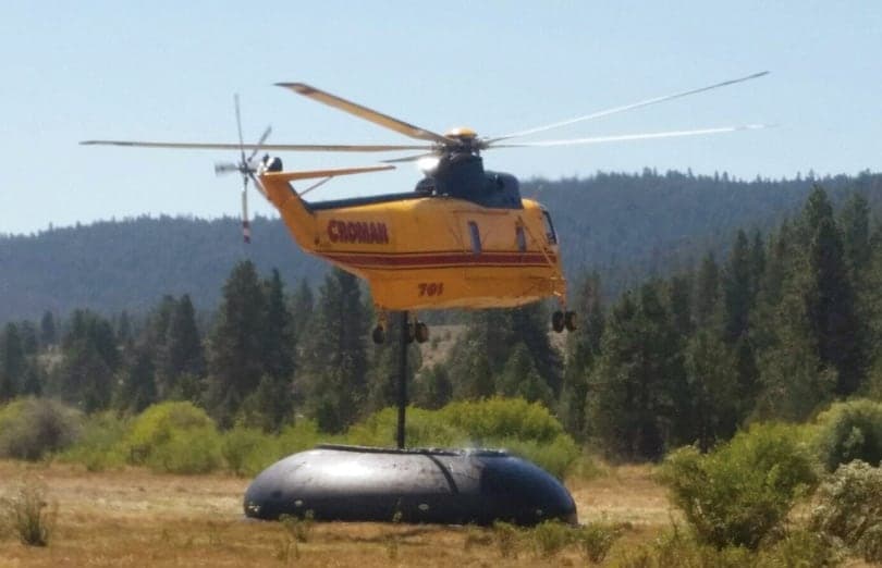 Husky Portable Portable Tanks Fire_Safety_USA Husky Self-Supporting Frameless Portable Water LOW-SIDE Tank