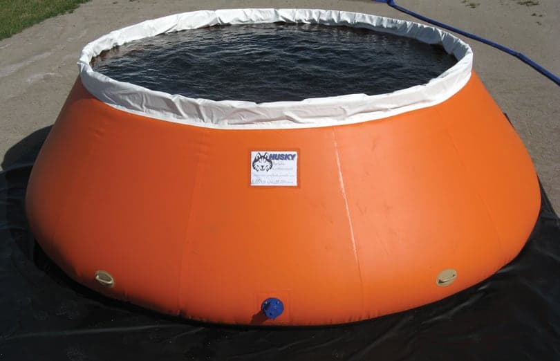 Husky Portable Portable Tanks Fire_Safety_USA Husky Self-Supporting Frameless Portable Water LOW-SIDE Tank