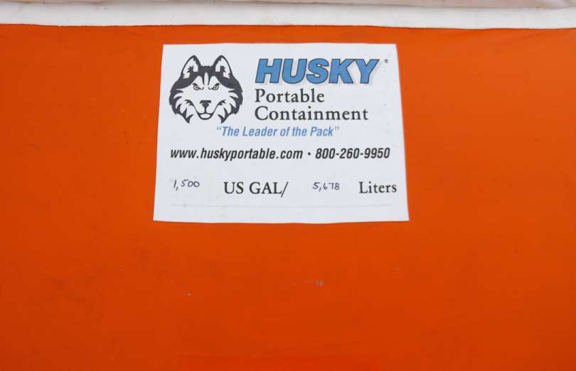 Husky Portable Portable Tanks Fire_Safety_USA Husky Self-Supporting Frameless Portable Water LOW-SIDE Tank