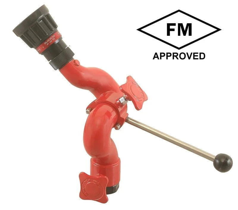 Fire Hose Nozzles Direct Monitors Fire_Safety_USA Industrial Monitor 2 1/4" waterway