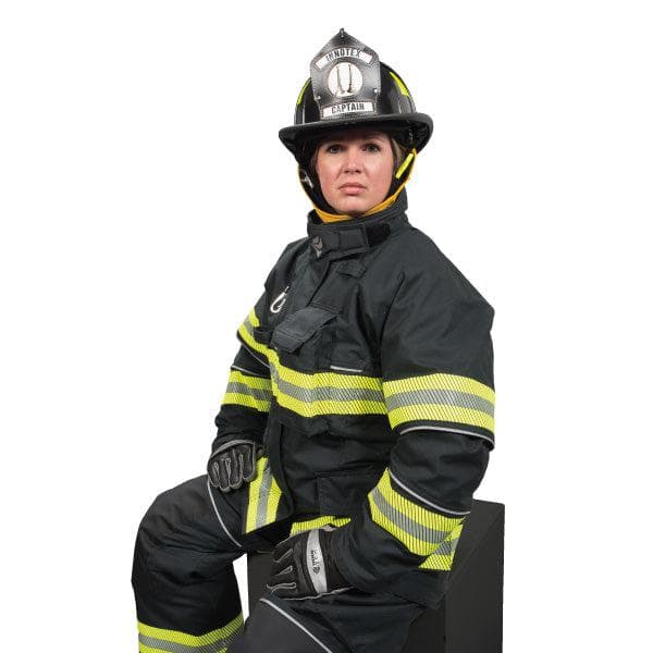 Innotex Bunker Gear Fire_Safety_USA Innotex® Armor AP Black Bunker Coat