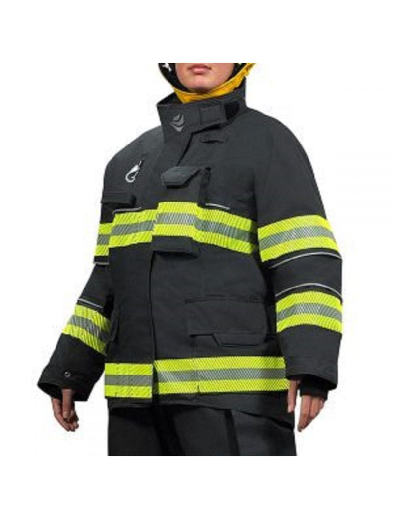 Innotex Bunker Gear Fire_Safety_USA Innotex® Armor AP Black Bunker Coat