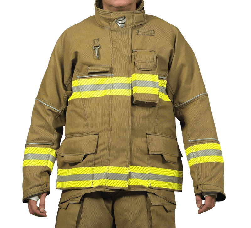 Innotex Bunker Gear Fire_Safety_USA Innotex® RDG40 Nomex/Kevlar Gold Bunker Coat
