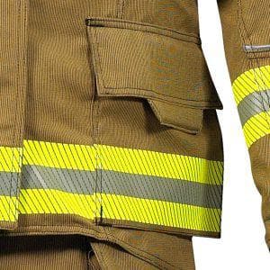 Innotex Bunker Gear Fire_Safety_USA Innotex® RDG40 Nomex/Kevlar Gold Bunker Coat
