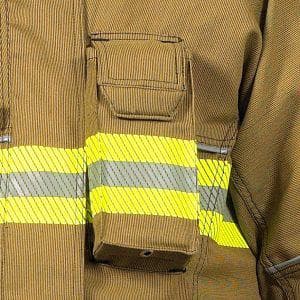Innotex Bunker Gear Fire_Safety_USA Innotex® RDG40 Nomex/Kevlar Gold Bunker Coat