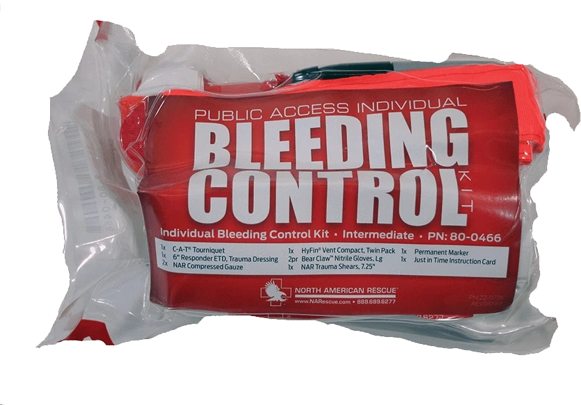 R & B Fabrication First Aid Kit Fire_Safety_USA Intermediate Level Bleeding Control Kit