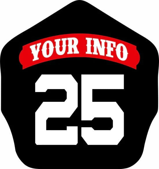 Golfire Leather Front Fire_Safety_USA Keychain Leather Front