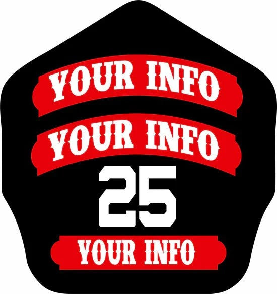 Golfire Leather Front Fire_Safety_USA Keychain Leather Front