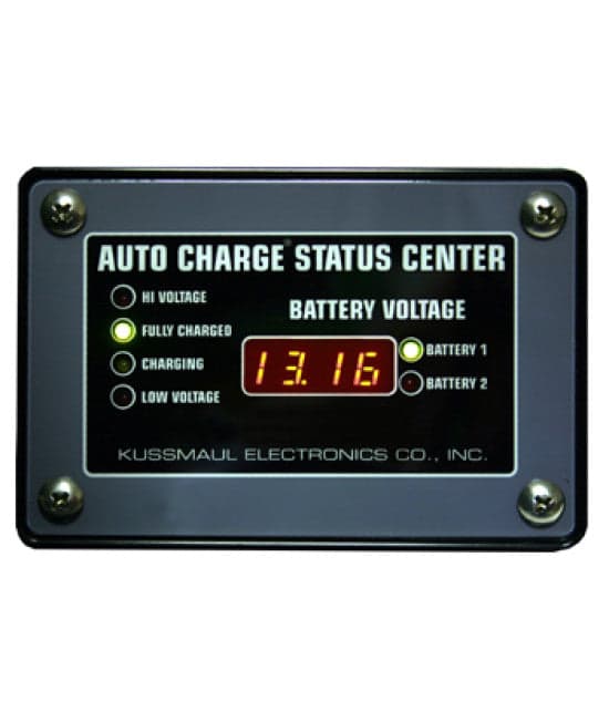 Kussmaul Electronics Monitors Fire_Safety_USA Kussmaul Auto Charge Dual Status Center 3 1/2 Digit