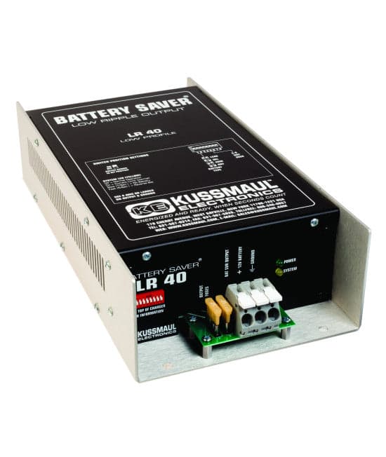 Kussmaul Electronics Auto Charge Fire_Safety_USA Kussmaul Battery Saver Low Ripple VHO
