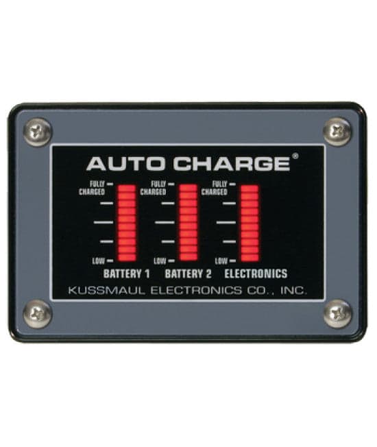 Kussmaul Electronics Monitors Fire_Safety_USA Kussmaul Triple Bar Graph Display (Auto Charge D2)
