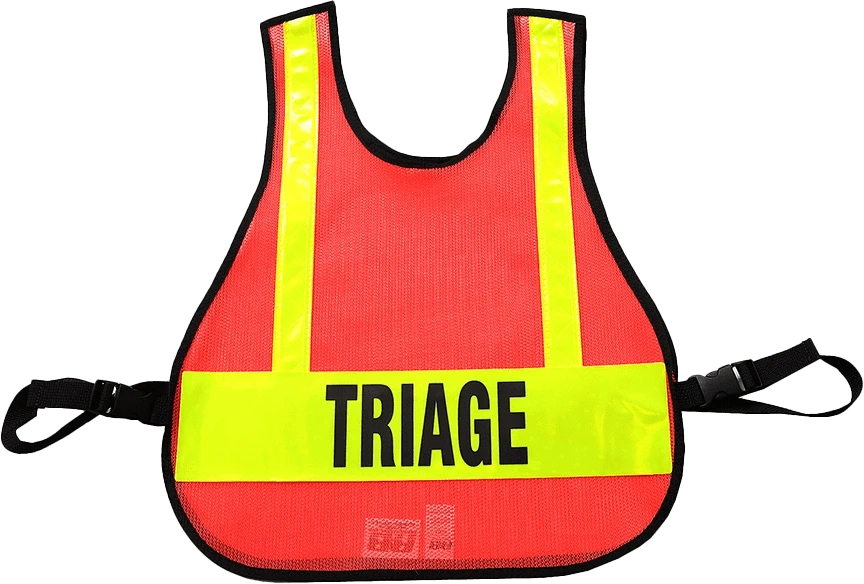 R & B Fabrication Safety Vests Fire_Safety_USA LARGE Mesh Safety Vest with Reflective Material