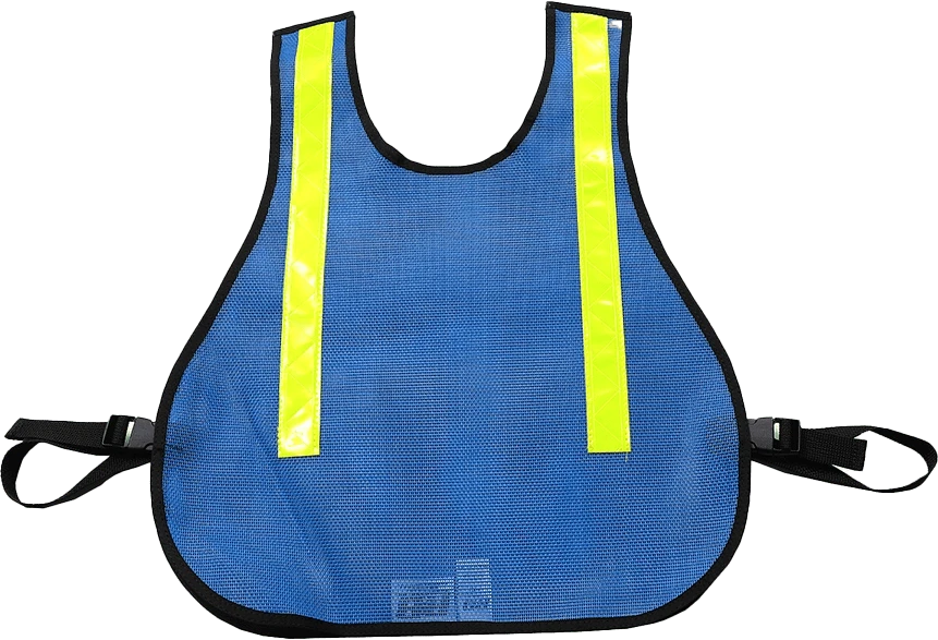 R & B Fabrication Safety Vests Fire_Safety_USA LARGE Mesh Safety Vest with Reflective Material