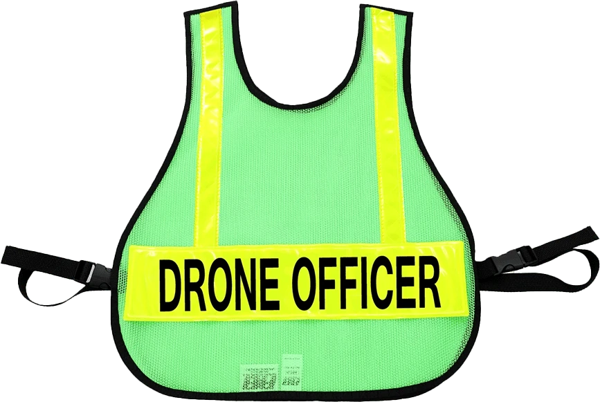 R & B Fabrication Safety Vests Fire_Safety_USA LARGE Mesh Safety Vest with Reflective Material
