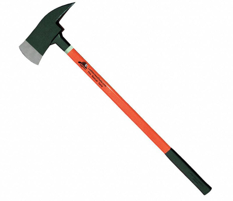 LeatherHead Tools Forcible Entry Fire_Safety_USA Leatherhead Pickhead Axe 36" - Orange