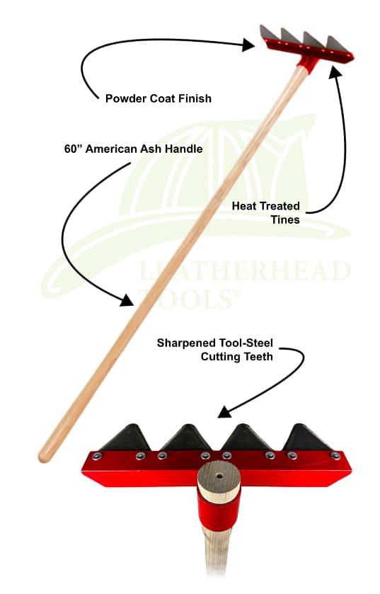 LeatherHead Tools Fire Rake Fire_Safety_USA LeatherHead Tools Forest Fire Rake