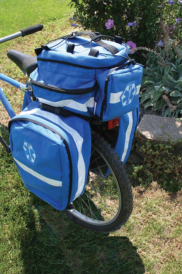R & B Fabrication Bags and Packs Fire_Safety_USA Left Side Bike Pannier for "C" Cylinder