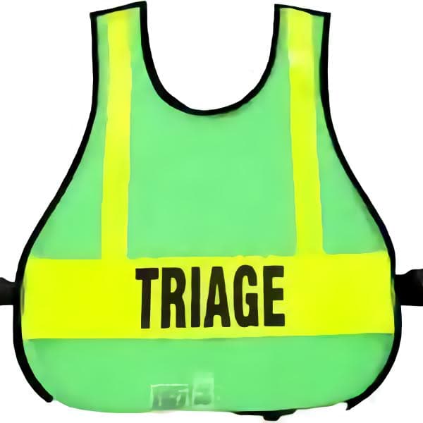R & B Fabrication Safety Vests Fire_Safety_USA Lime Green Mesh Safety Vest with Reflective Material