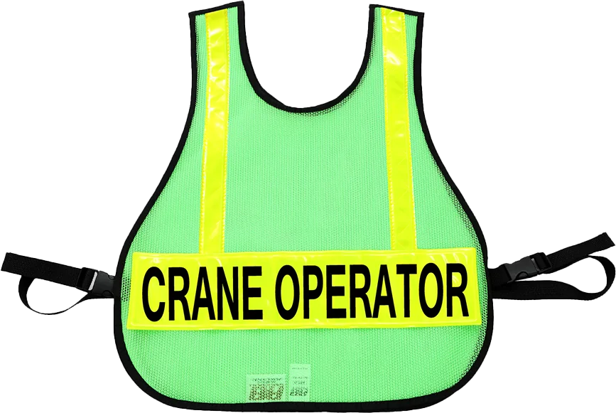 R & B Fabrication Safety Vests Fire_Safety_USA Lime Green Mesh Safety Vest with Reflective Material