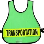 R & B Fabrication Safety Vests Fire_Safety_USA Lime Green Pullover Mesh Safety Vest
