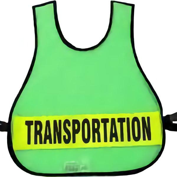 R & B Fabrication Safety Vests Fire_Safety_USA Lime Green Pullover Mesh Safety Vest