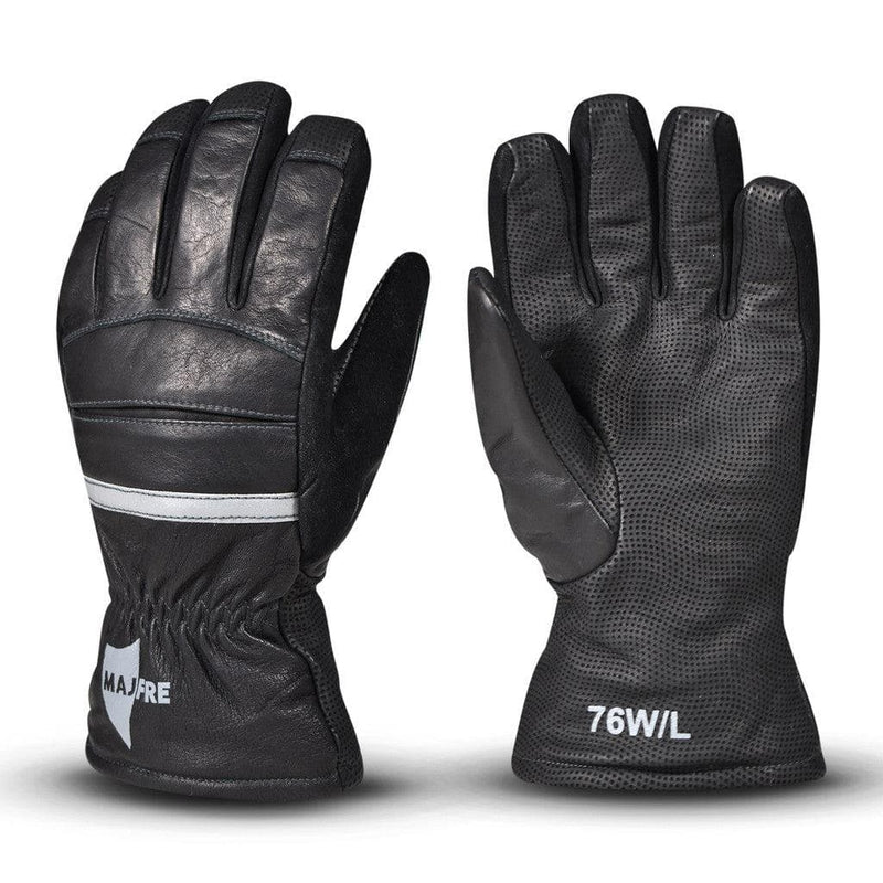 Majestic Fire Apparel Fire Glove Fire_Safety_USA Majestic Premium Structural Firefighter Gloves, Gauntlet