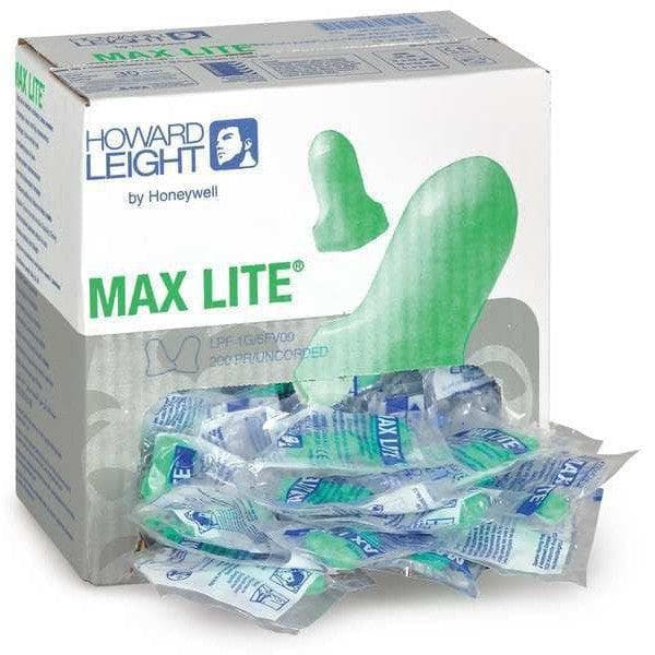 Honeywell Ear Plug and Respirators Fire_Safety_USA Maxlite Uncorded Ear Plugs (Box of 100)