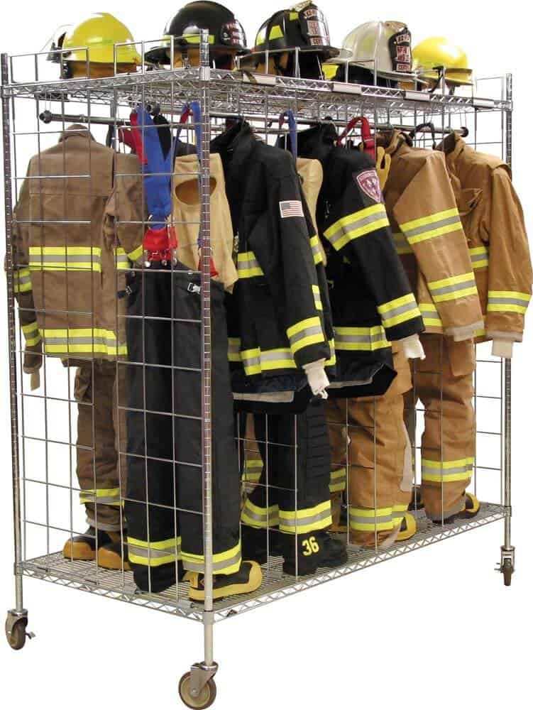 Ready Rack Gear Storage Fire_Safety_USA Mobile Ready Rack Single Sided