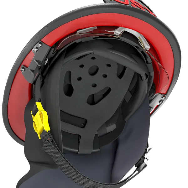 Bullard Helmet Fire_Safety_USA NEW Bullard UST® LowRider Traditional Fire Helmet with 6" Brass Eagle - Matte Finish